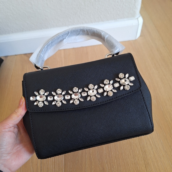 Brand New Michael Kors Extra Small crystal Jeweled Handbag Purse - Picture 1 of 7